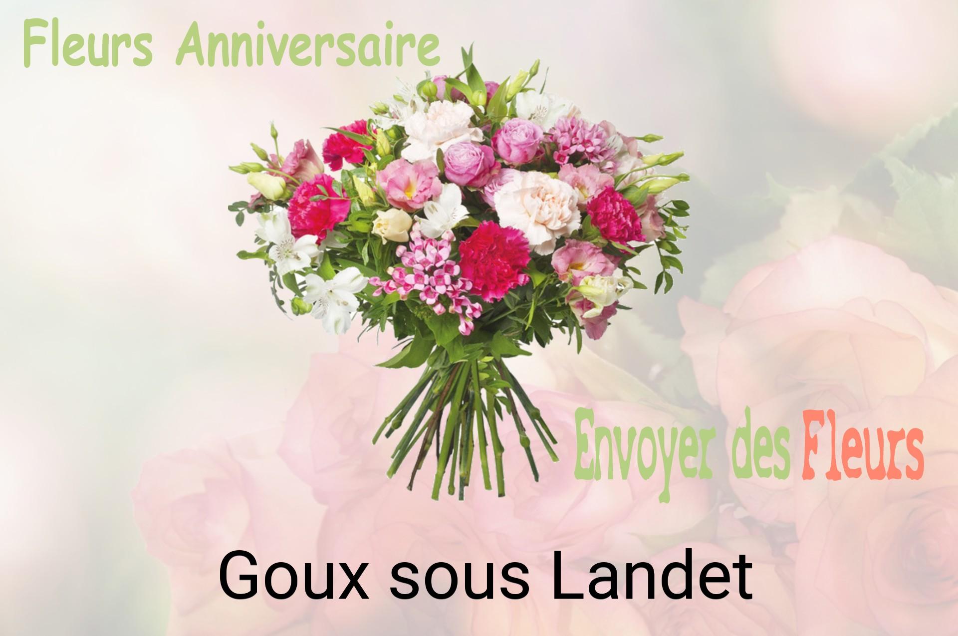 Bouquet de fleurs d’anniversaire livré à Goux-sous-Landet