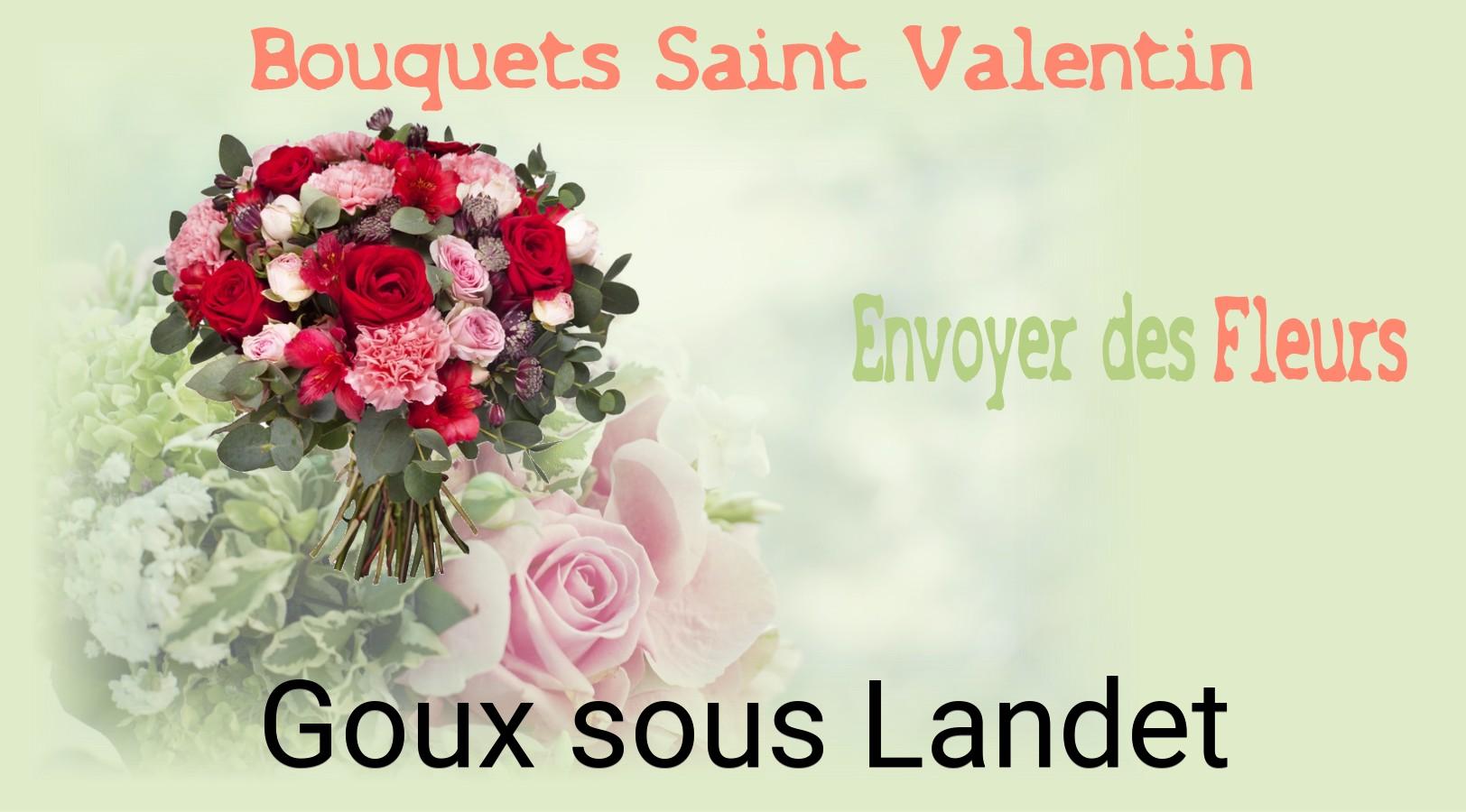 Roses de Saint-Valentin livrées à Goux-sous-Landet